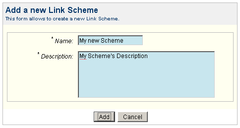 Add Link Scheme