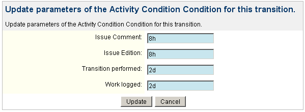 ActivityCondition Edit