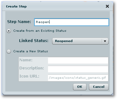 Workflow Create new Step