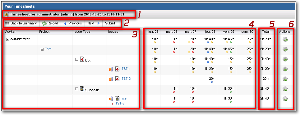 Timesheet Details