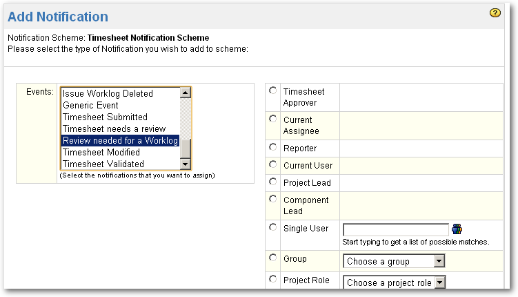 Workflow for Timesheets