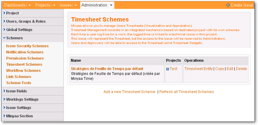 Timesheets Scheme