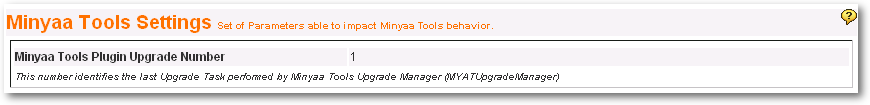 View Minyaa Tools Setting