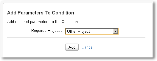 ProjectCondition Edit